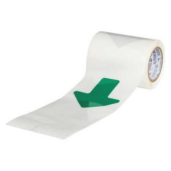 BRADY 104527 Floor Marking Tape,Arrow,2In,5In L,PK52