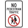 thumbnail image 1 of BRADY 124403 Traffic Sign, 18 x 12In, Black/Red on Wht, 1 of 1