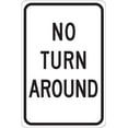 thumbnail image 1 of BRADY 124442 Traffic Sign,18 x 12In,Black/White G9452073, 1 of 1