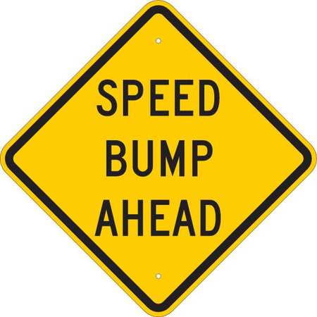 brady 124584 traffic sign, 18 x 18in, black/yellow