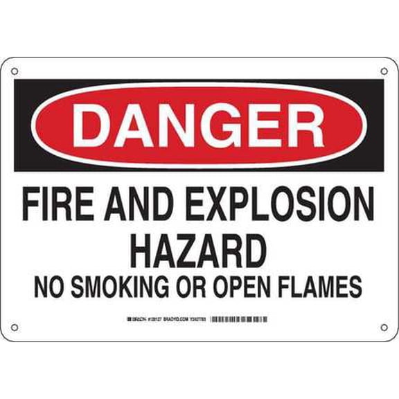 BRADY 128127 DANGER SIGN 10X14