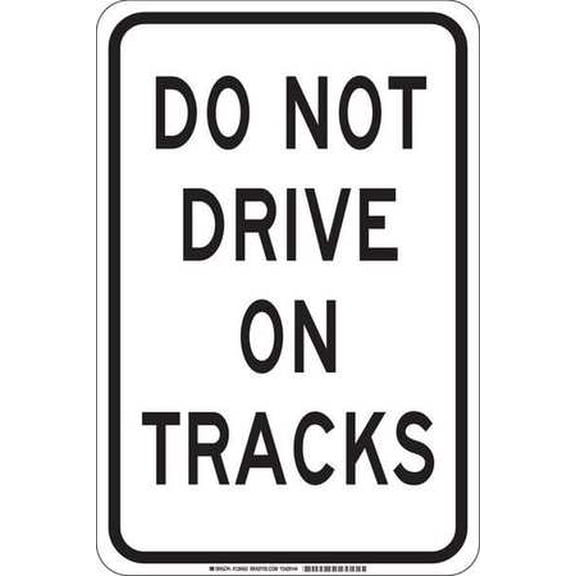 brady 129451 traffic sign,18 x 12in,black/white g9537297