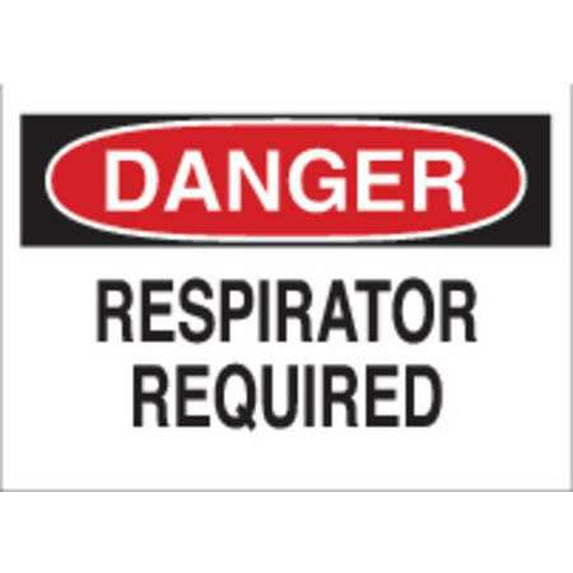 BRADY 25219 Danger Sign,10 x 14In,R and BK/WHT,ENG