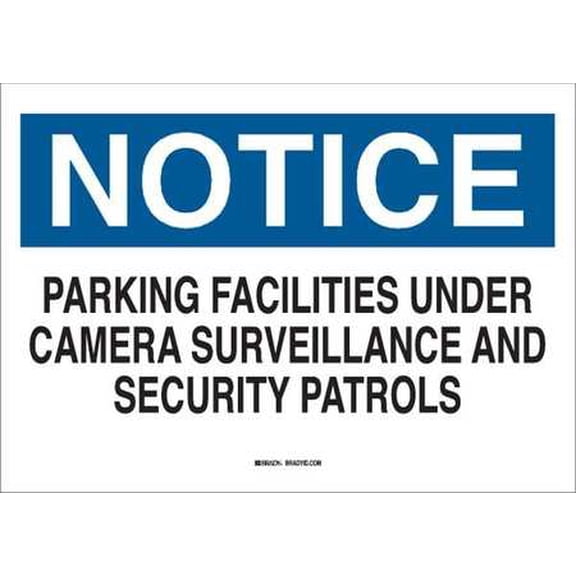 BRADY 25831 Traffic Sign,10x14,English