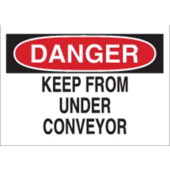BRADY 42515 Danger Sign,10 x 14In,R and BK/WHT,ENG G1867419