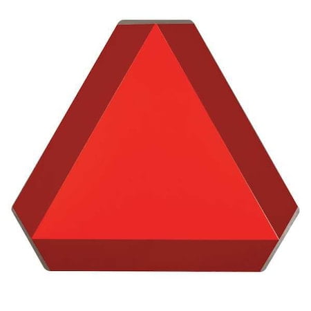 brady 57895 slow moving vehicle sign, 14 x 16in, orn/r