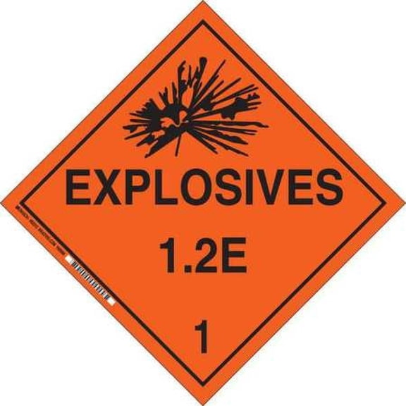 BRADY 63347 Vehicle Placard
