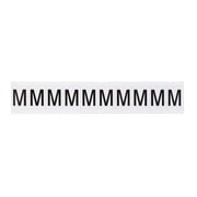 Letter Label,Character M,1-1/2 In. H,PK10 9713-M