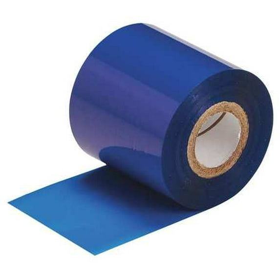 BRADY R4400-BL Ribbon,Blue,984 ft.Lx2-23/64inW,Resin