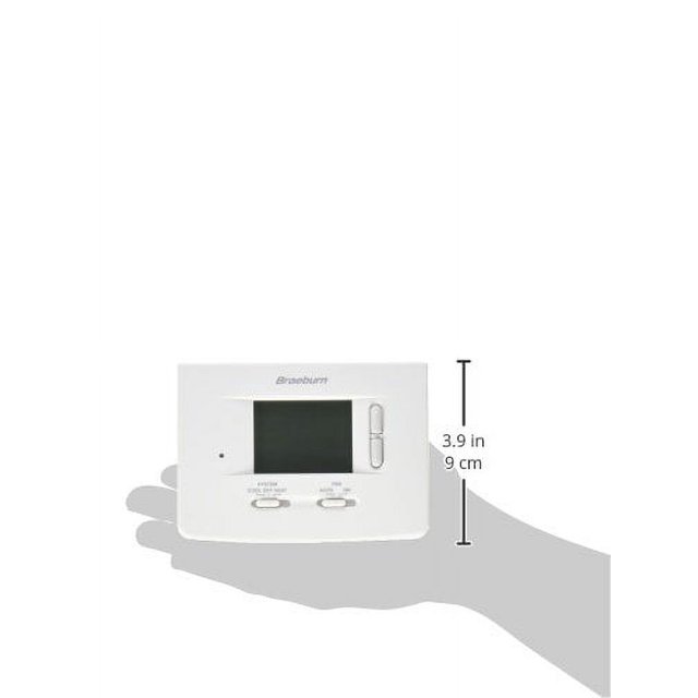 BRAEBURN 1020 Thermostat, NonProgrammable, 1H/1C