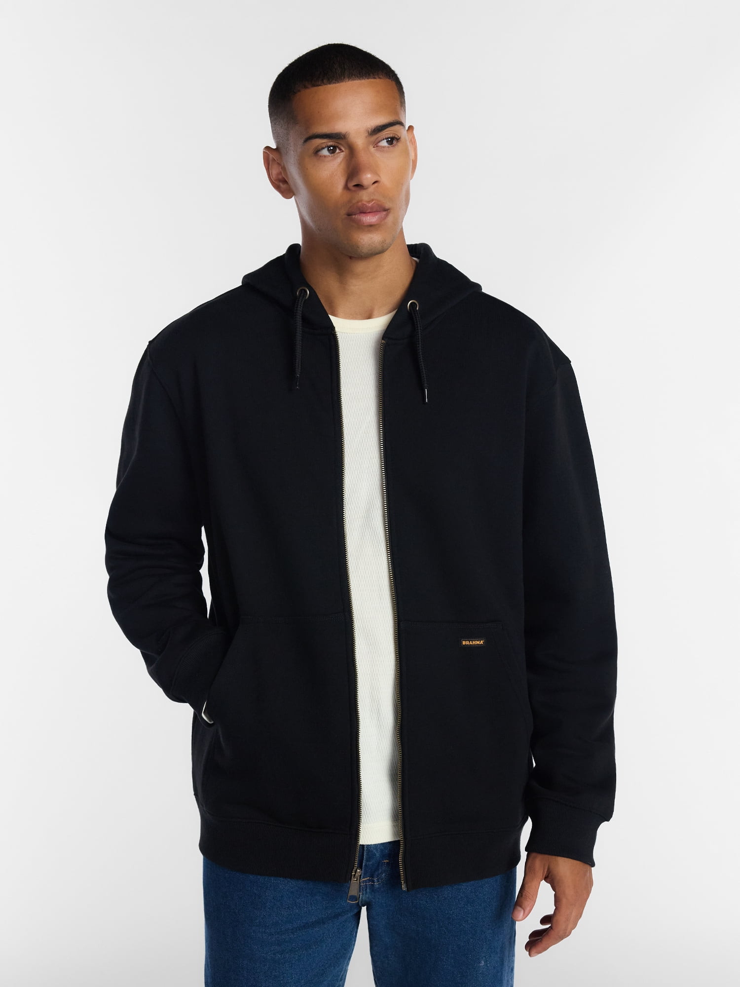 Brahma Men's Full Zip Workwear Hoodie, Sizes S-3XL