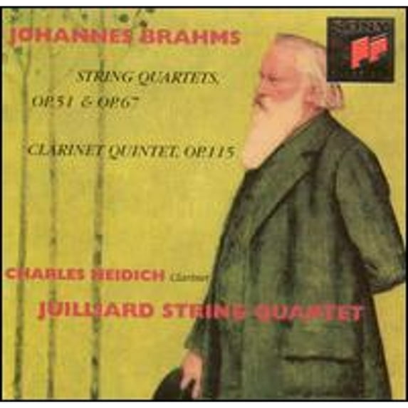 Brahms: String Quartets, Opp. 51 & 67; Clarinet Quintet, Op. 115 (CD) by Charles Neidich (clarinet), Juilliard String Quartet