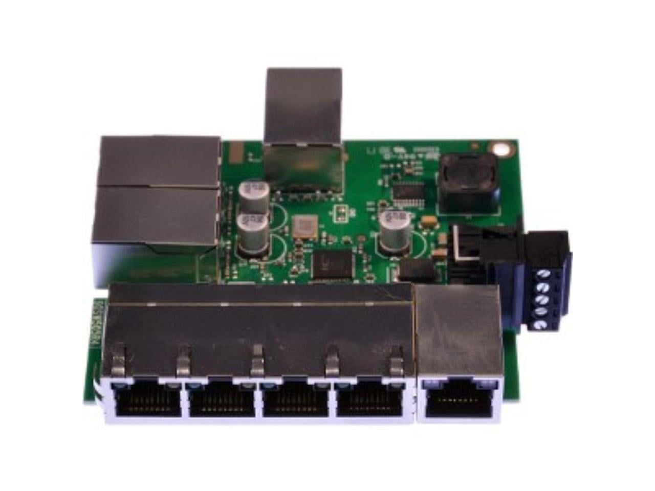 Brainboxes Industrial SW-108 Embeddable 8 Port Ethernet Switch
