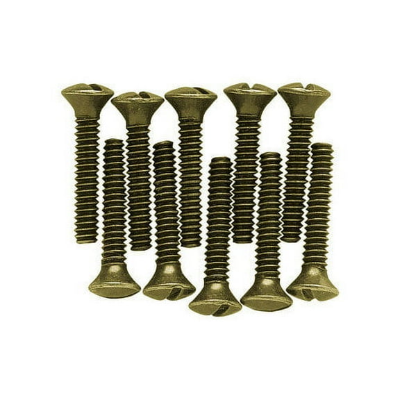 BRAINERD 126528 Wall Plate / Switch Plate / Cover Screw Pack, Venetian Bronze