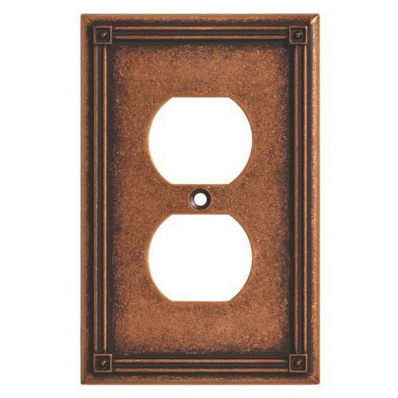 BRAINERD 135766 Ruston Single Duplex Outlet Wall Plate / Switch Plate / Cover