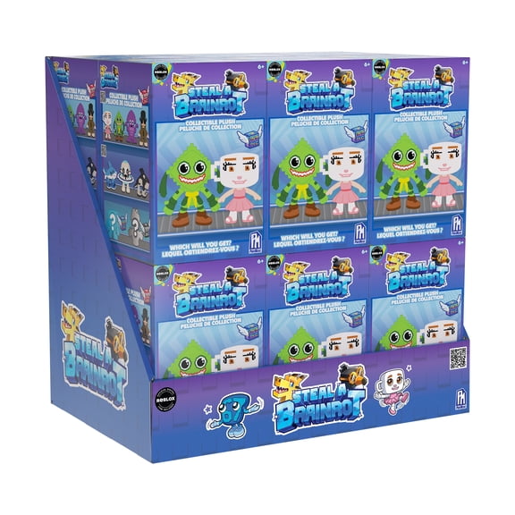 Steal A Brainrot Mystery Collectible Plush Assortment Series 1 Includes DLC Codes Redeemable on Roblox Officially Licensed by PhatMojo Ages 6+