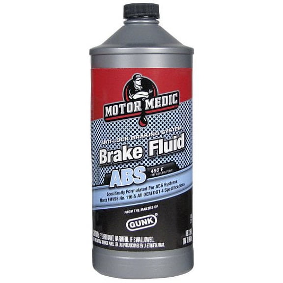 motor medic m4632 abs brake fluid - 32 oz.