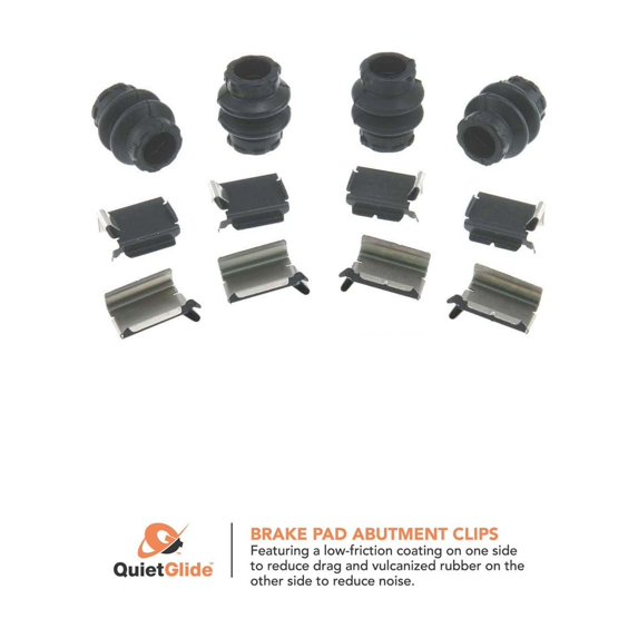 BRAKE HARDWARE KIT WITH QUIET CLIP