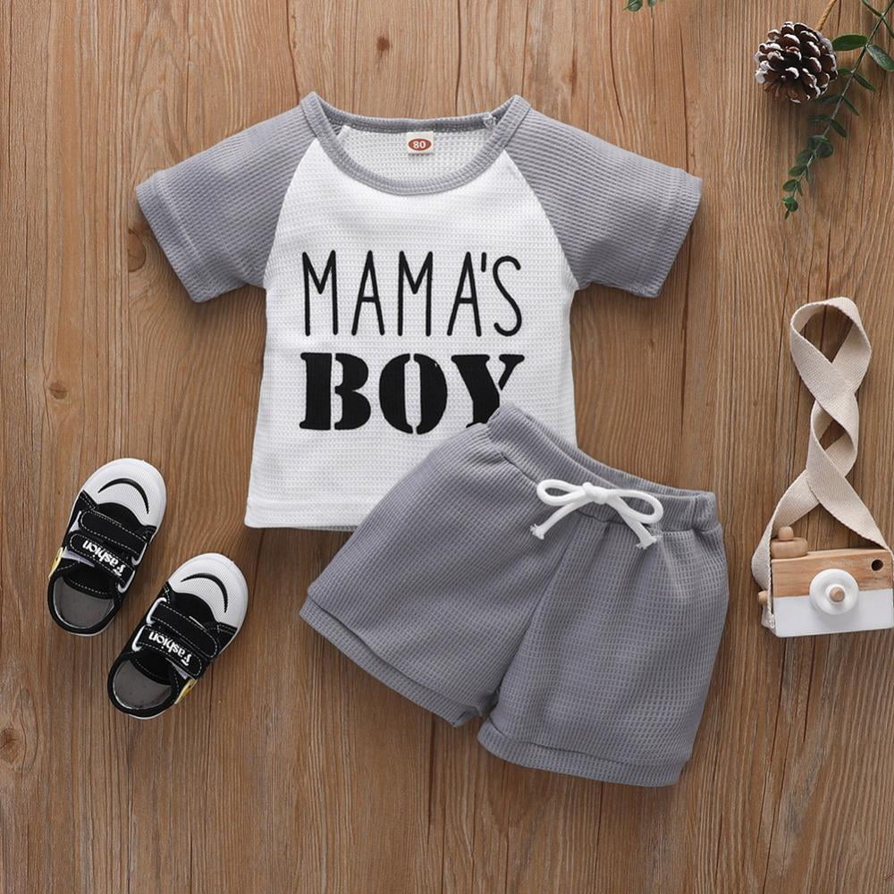 2pcs Ribbed Solid Short-sleeve Baby Set