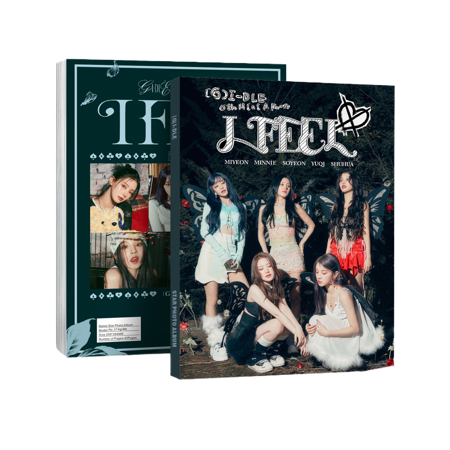 G)I-DLE GIDLE 6TH MINI ALBUM I FEEL PHOTOBOOK VERSION RANDOM