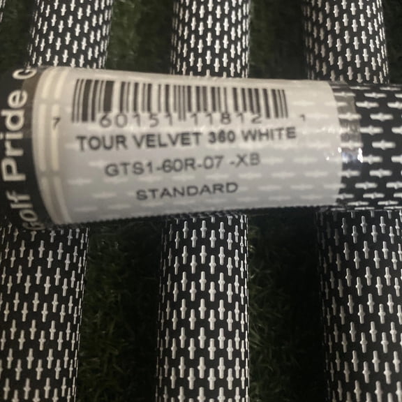BRAND NEW 13 Golf Pride Tour Velvet 360 Black/White Standard Size Golf Grips