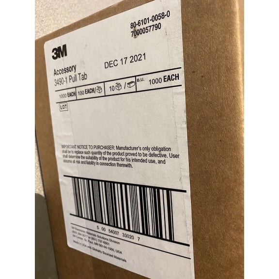 BRAND NEW 3M 3490-1 PULL TAB CONNECTORS ( 1000 EACH PER LOT )