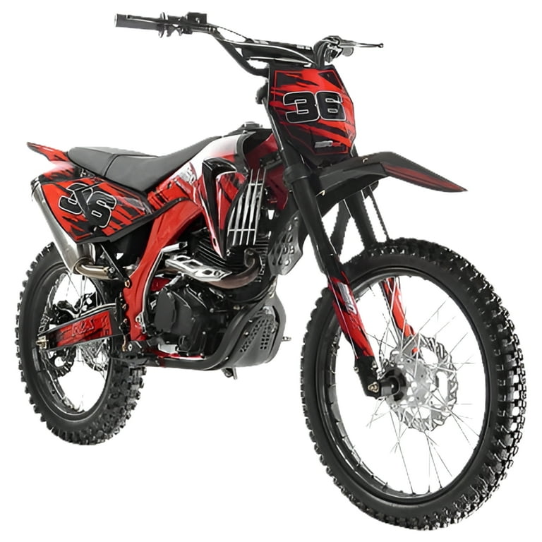 RAID　美品　22EXIST2500S Apollo 250cc RFZ AGB-36 Gas Dirt Bike, Manual Clutch, Kick and