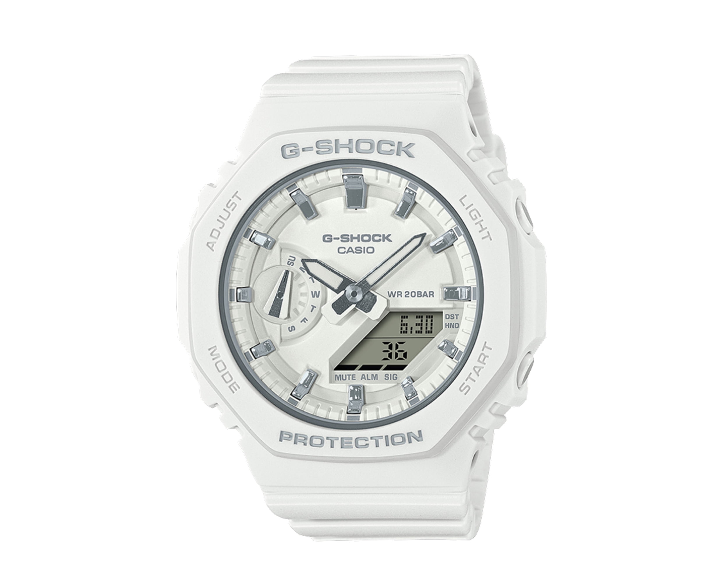 BRAND NEW Casio G-SHOCK Women's G-Carbon Woman's Octo Slim White