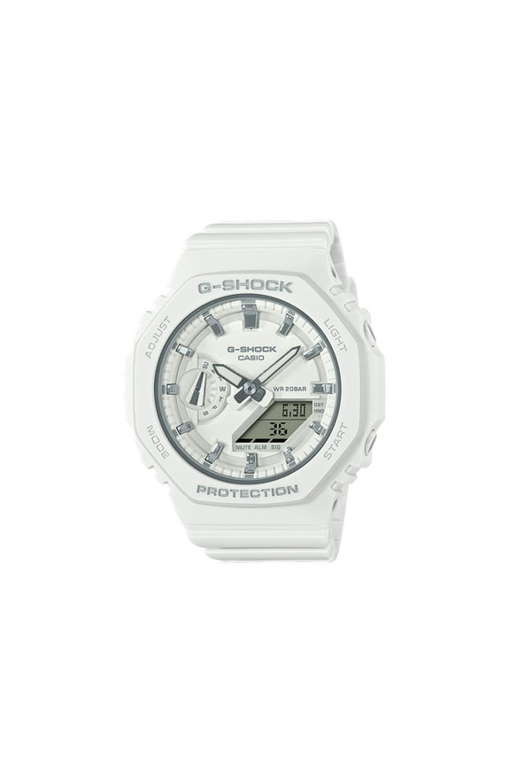 BRAND NEW Casio G-SHOCK Women's G-Carbon Woman's Octo Slim White Watch GMA-S2100-7A