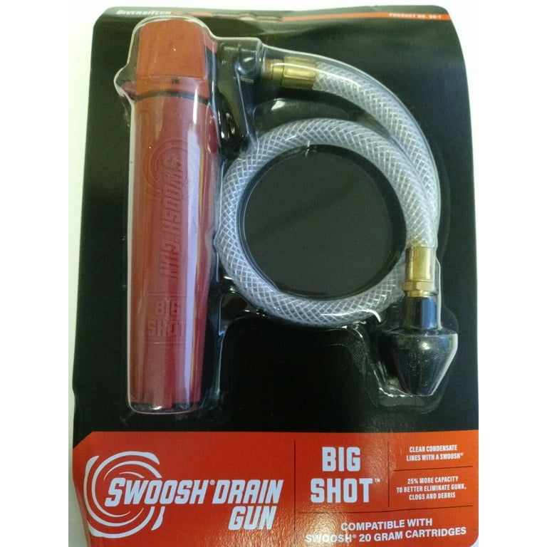 DiversiTech SG-1 20G Swoosh High Pressure HVAC Drain Gun, AC Clog