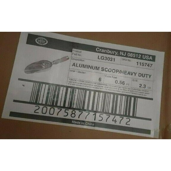 BRAND NEW H.B. Smith Tools Capacity Scoop for Lawn and Garden, ONE Large SCOOP