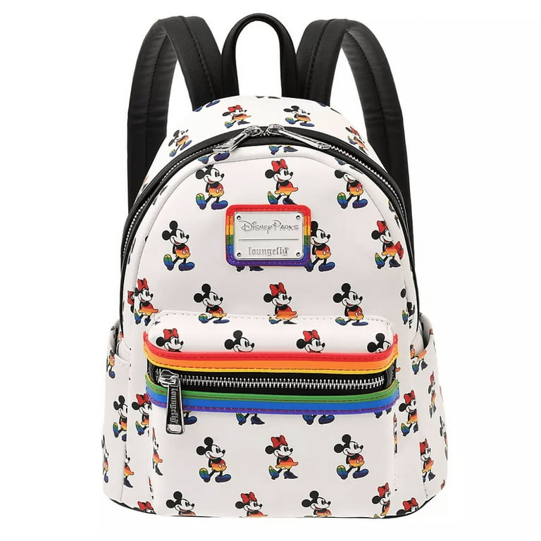 Rainbow mickey mouse backpack cheap