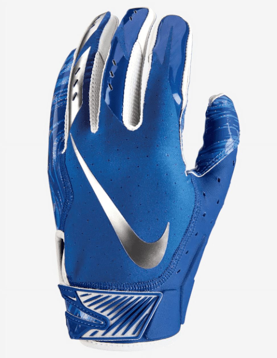 BRAND NEW Nike Vapor Jet 5.0 Receiver Gloves ADULT YOUTH SIZES COLORS YOUTH L ROYAL BLUE CHROME