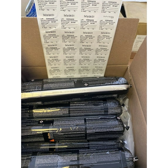 BRAND NEW SIKA TACK SAFE 30W 591467 , BLACK, 20X465ML