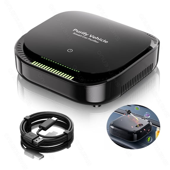 BRAND NEW Smart Car Air Purifier Ionizer Black,Strong Deodorization
