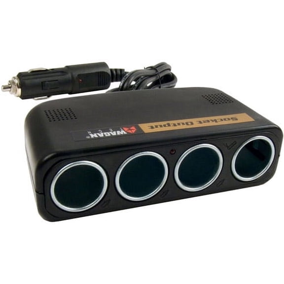 Wagan 4-Way 12V Automotive Socket Extender