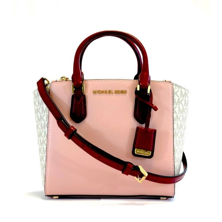 Michael Kors Red Carolyn Leather Tote Bag