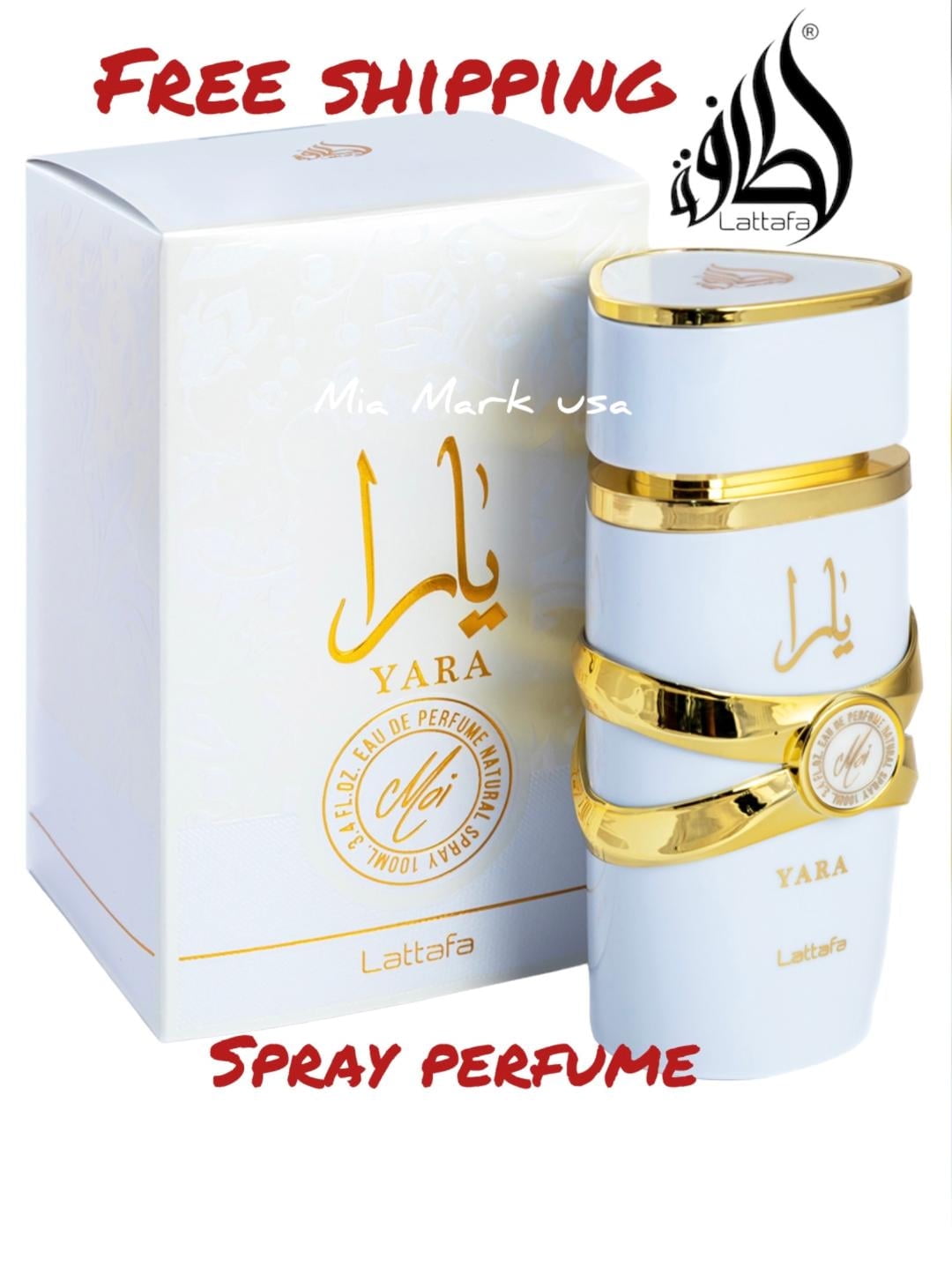 Lattafa YARA Eau de Parfum, Perfume for Women, 3.4 oz Spray