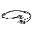 thumbnail image 1 of BRAND-X XXL3RCASQ - 3' Foot Hi-End Black/Silver Stereo RCA Cable, 1 of 2