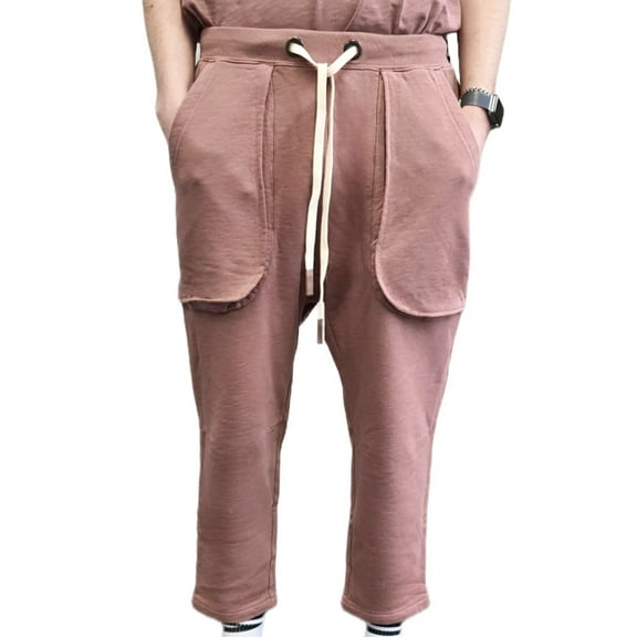 BRANDBLACK Men's Sterwood Cotton Sweatpants, Brown, Small