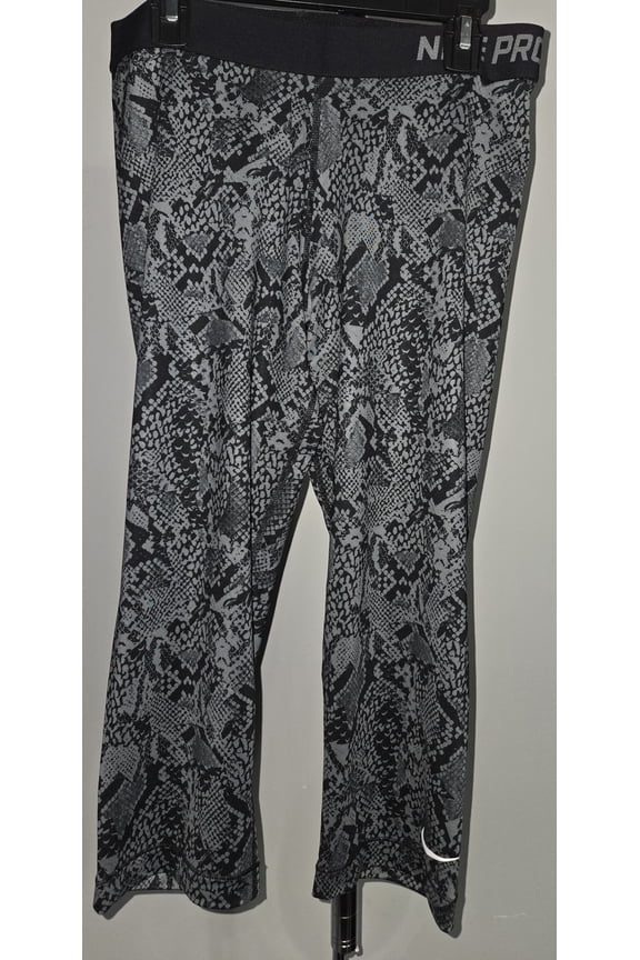 BRANDED ATHLETIC TIGHT SIZE L BLACK/GRAY NIKE PRO 823478065