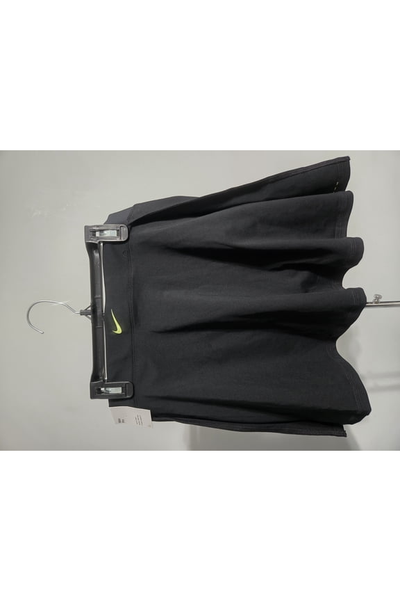 BRANDED WOMEN ATHLETIC SKIRT SIZE L BLACK/NEON NIKE FB5658-010