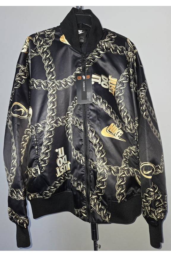 BRANDED WOMENS SIZE L MULTI-COLOR LIGHT WEIGHT JACKET NIKE CI9996-010