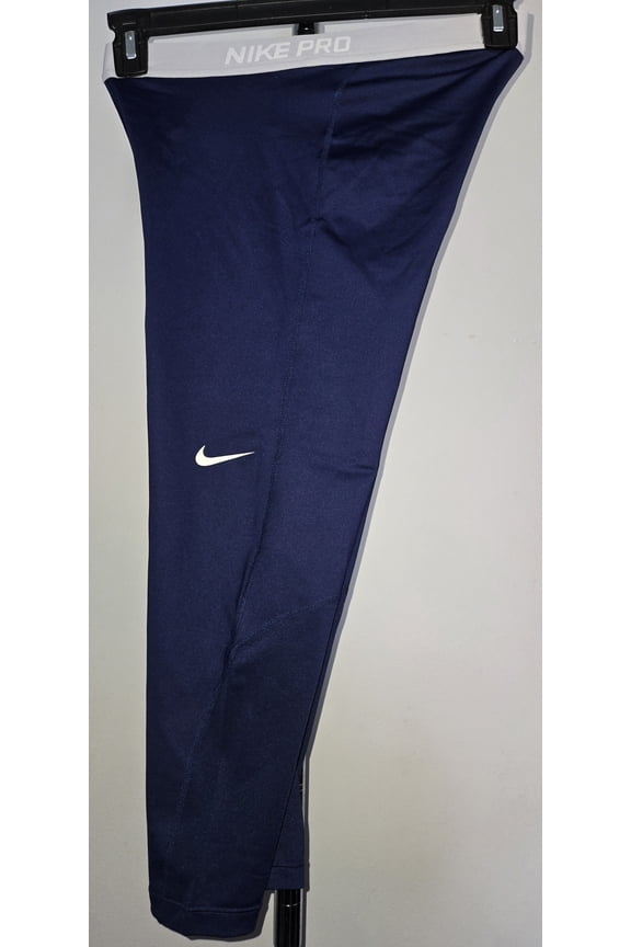 BRANDED WOMENS SIZE L NAVY ATHLETIC TIGHTS NIKE 938763-429