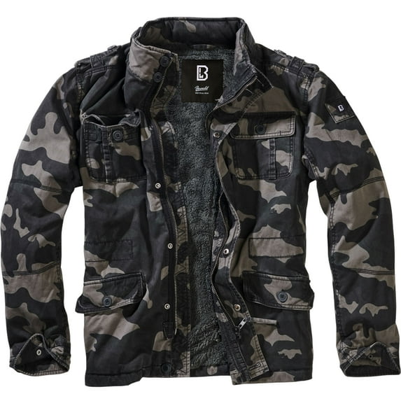 BRANDIT INDIVIDUAL WEAR Adult Male Dark Camo Jacket, Size: L (9390-12004-L)