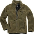thumbnail image 1 of BRANDIT INDIVIDUAL WEAR Adult Male Fleece Full Zip Jacket, Color: Olive, Size: L, 1 of 6