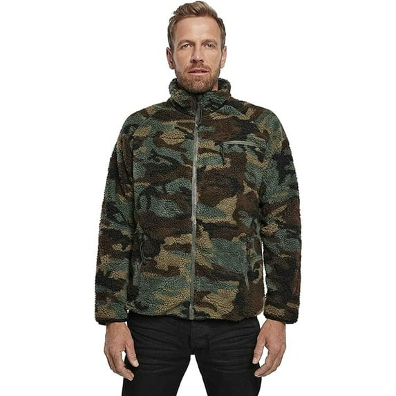 BRANDIT INDIVIDUAL WEAR Adult Male Fleece Full Zip Jacket, Color: Woodland, Size: XXL