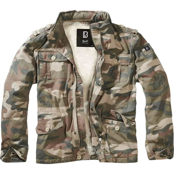 BRANDIT INDIVIDUAL WEAR Adult Male Jacket, Color: Light Woodland, Size: M (9390-15107-M)
