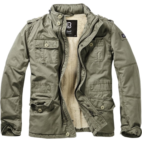 BRANDIT INDIVIDUAL WEAR Adult Male Jacket, Color: Olive, Size: S (9390-15001-S)