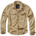 thumbnail image 1 of BRANDIT INDIVIDUAL WEAR Adult Male Rugged Long Sleeve Shirt, Color: Camel, Size: XL, 1 of 7